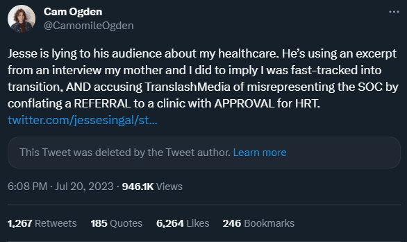  screenshot from Twitter 