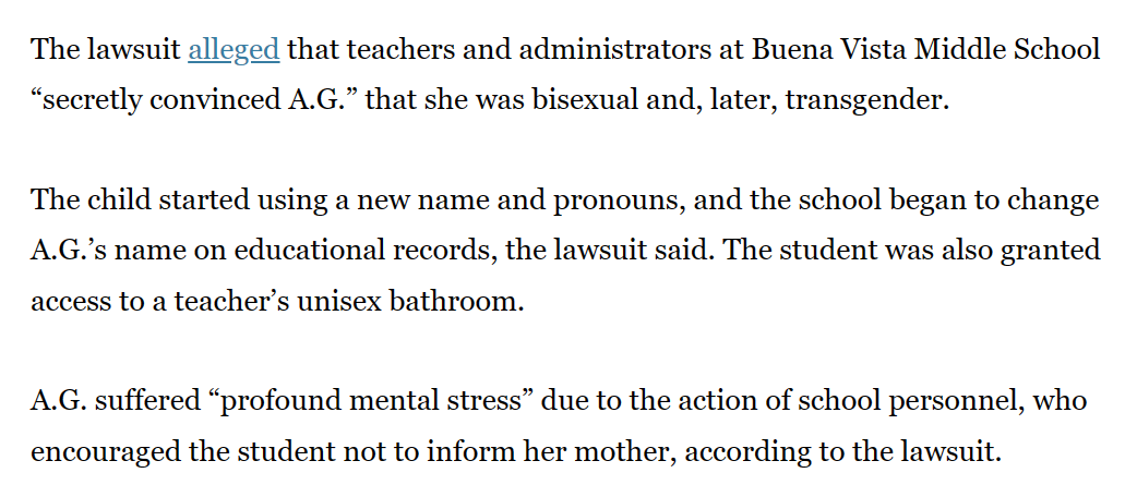 screenshot from the LA Times
