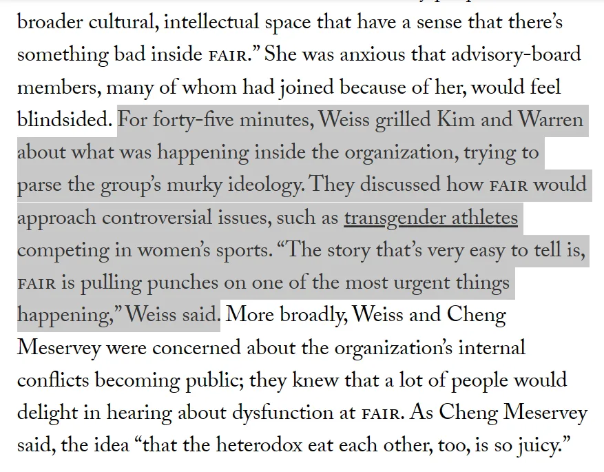 screenshot from the New Yorker
