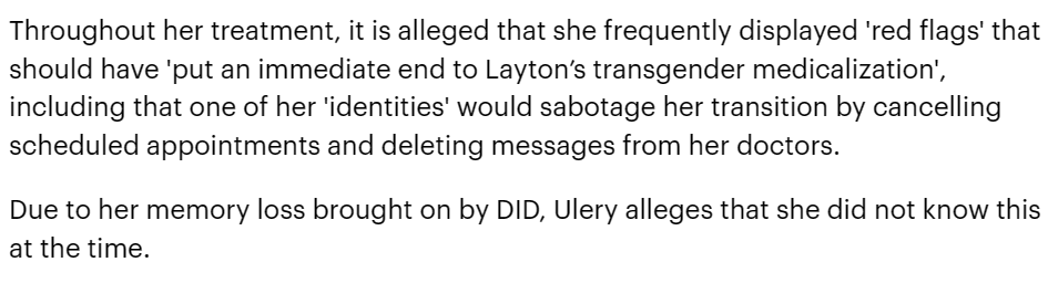 screenshot from the Daily Mail
