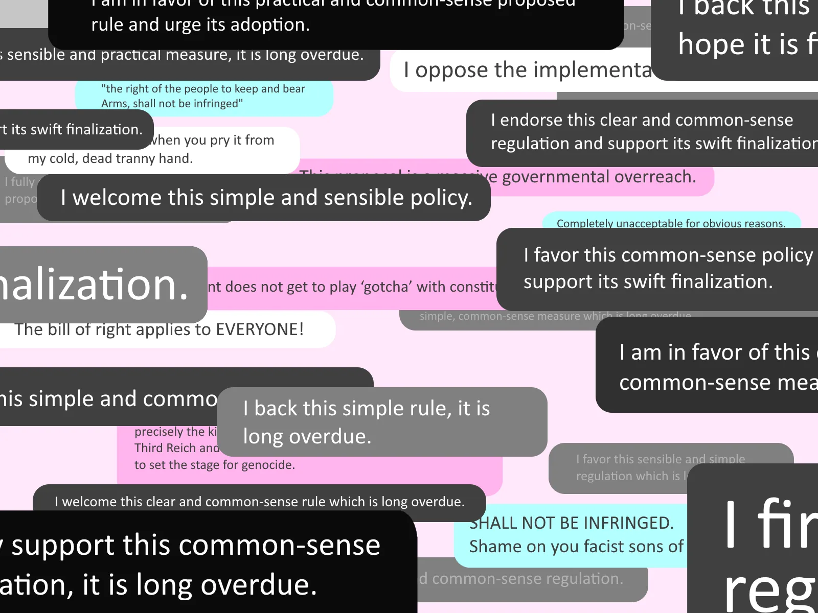 Swarm of bots post astroturf campaign in support of ATF&rsquo;s anti-trans gun rule