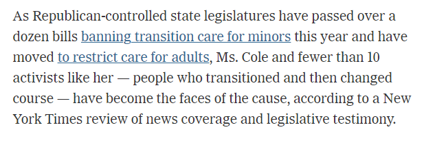 screenshot from the New York Times