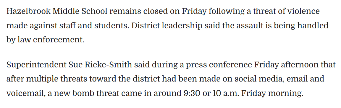 screenshot from the Portland Tribune