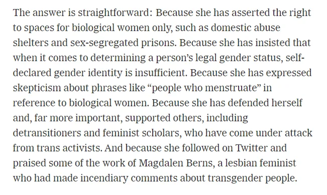 screenshot from the New York Times