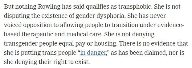 screenshot from the New York Times