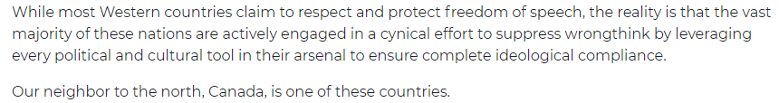screenshot from the Washington Examiner article
