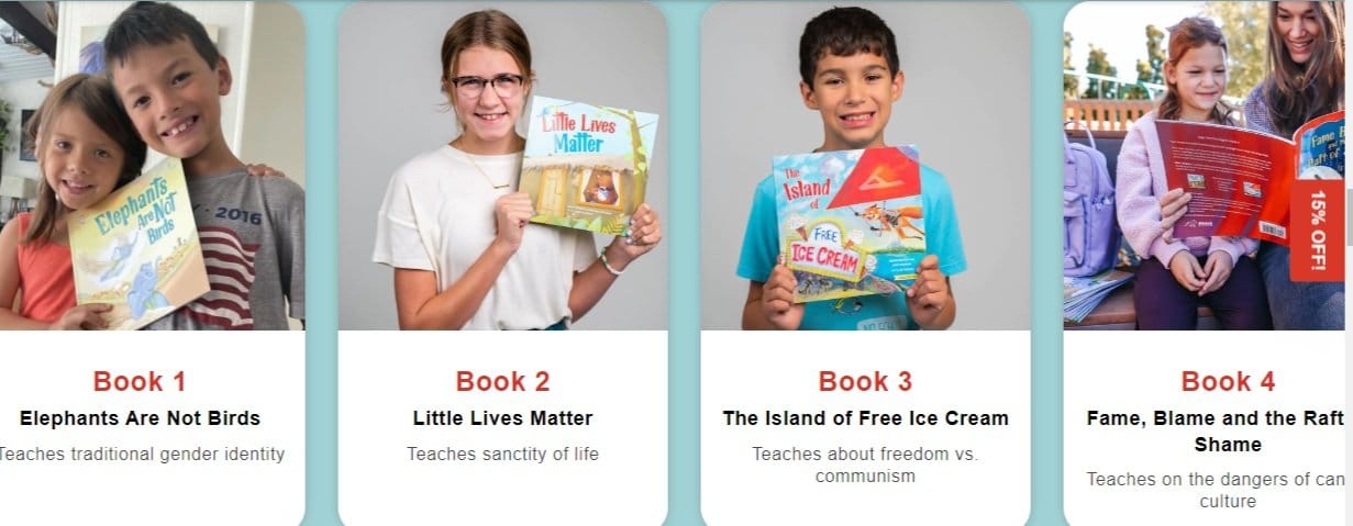 screenshot from Brave Books