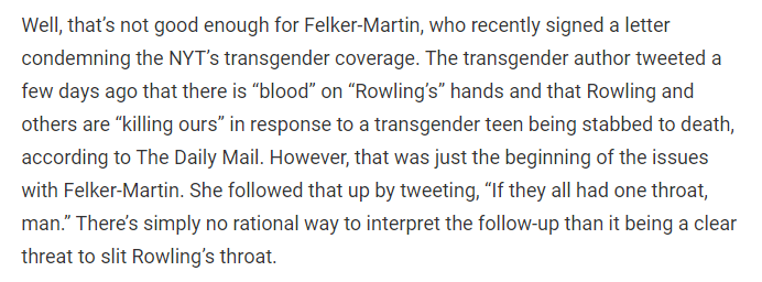 screenshot from the anti-woke sports blog OutKick