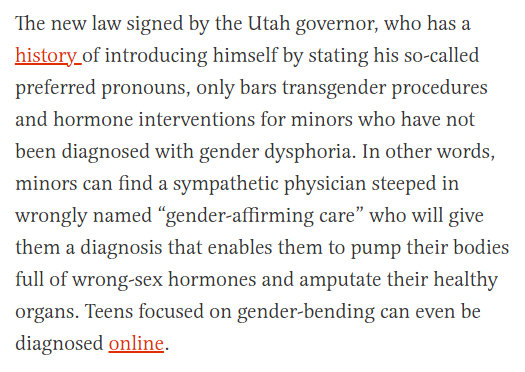 screenshot from the Federalist