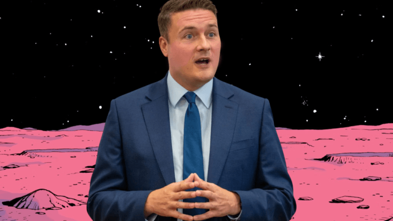 Wes Streeting, soon to depart for Mars because he’s tired of these people, tired of being caught in the tangle of their lives…